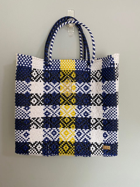 Hand Braided Tote Bag - Medium With Short Handles