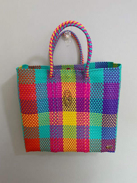 Hand Braided Tote Bag - Medium With Short Handles