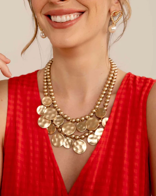 Beaded Bib Necklace