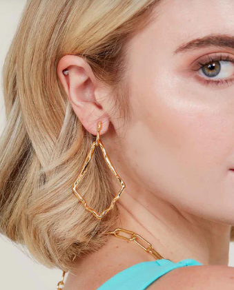 Triangle Drop Earring