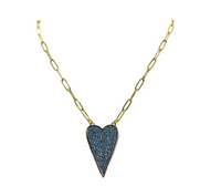 Pave Heart's Desire Necklace