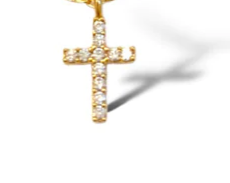 Micro Cross Necklace